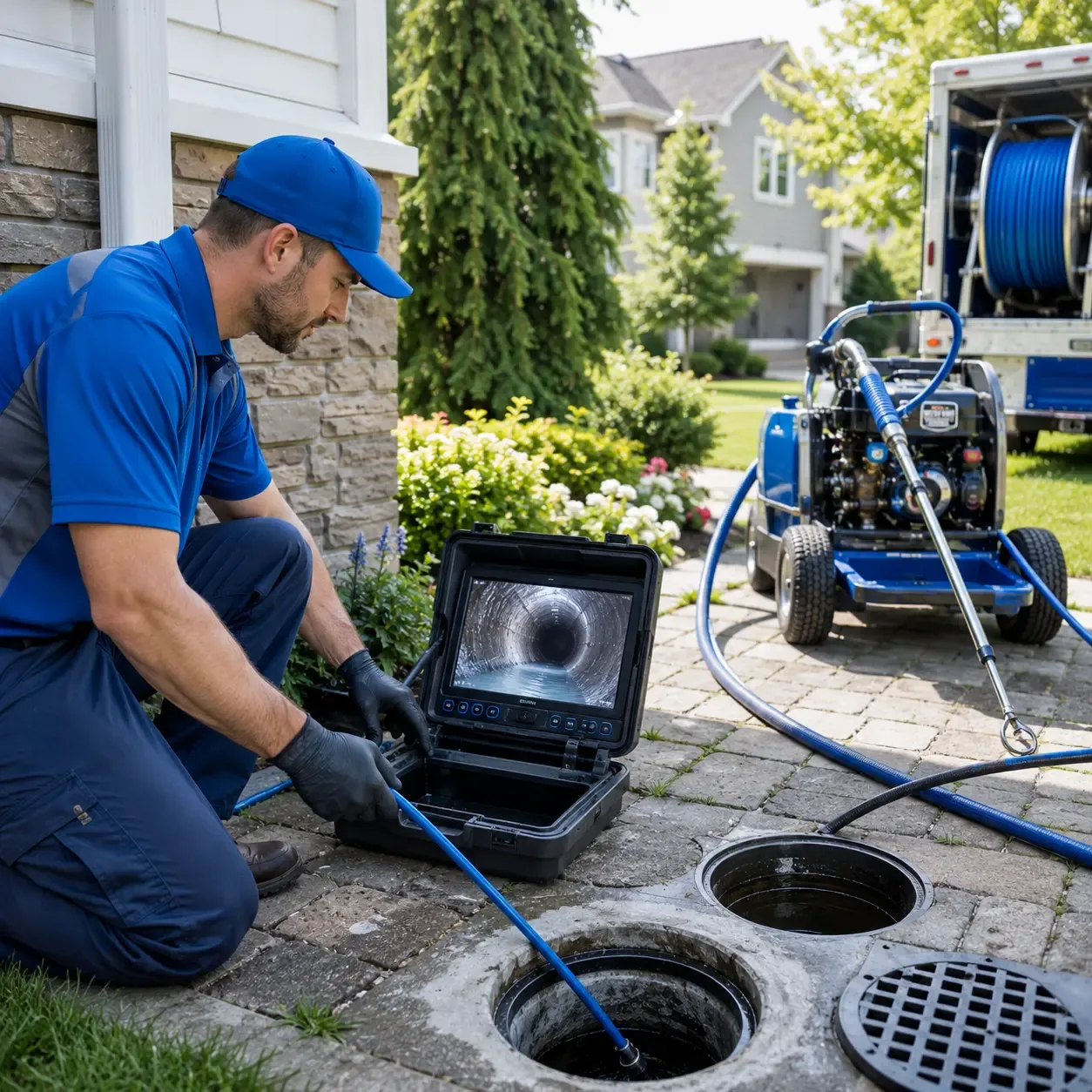 Outdoor drain cleaning professionals serving Wilson, MI