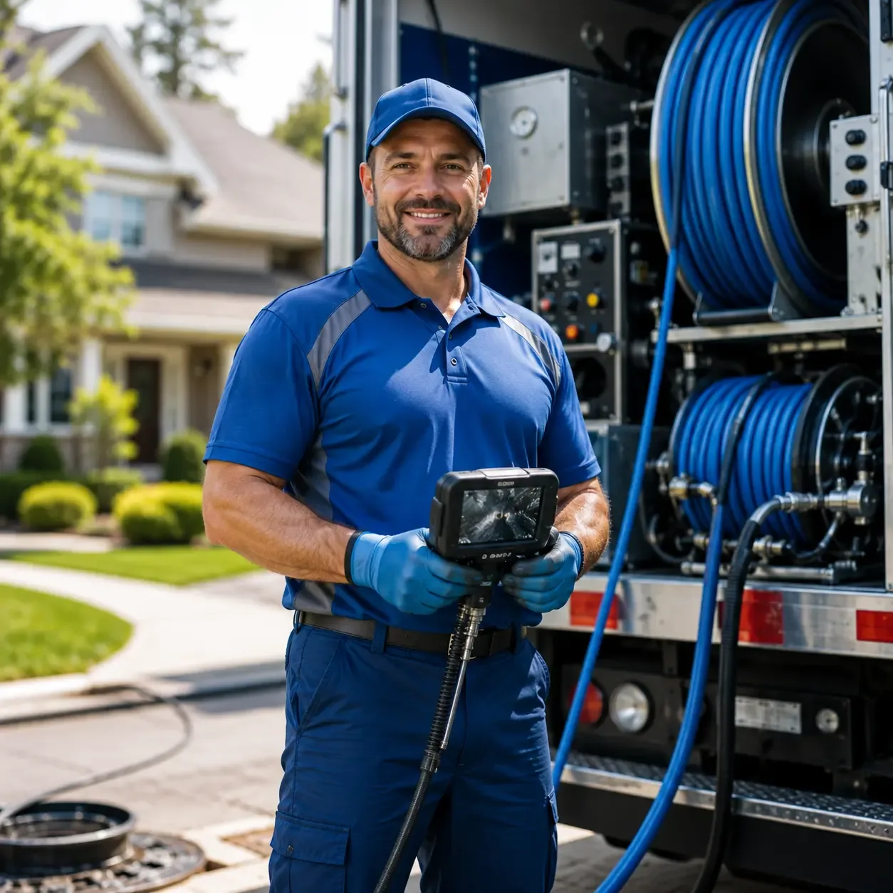 Local outdoor drain cleaning specialists in Wilson, MI